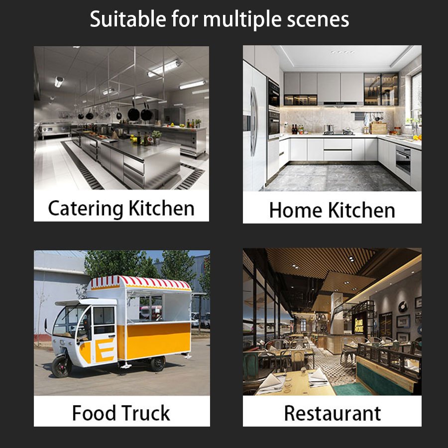 100oz Extra-Deep Stainless Steel Fryer Large Capacity Oil-Saving Tempura Skewers Induction Compatible