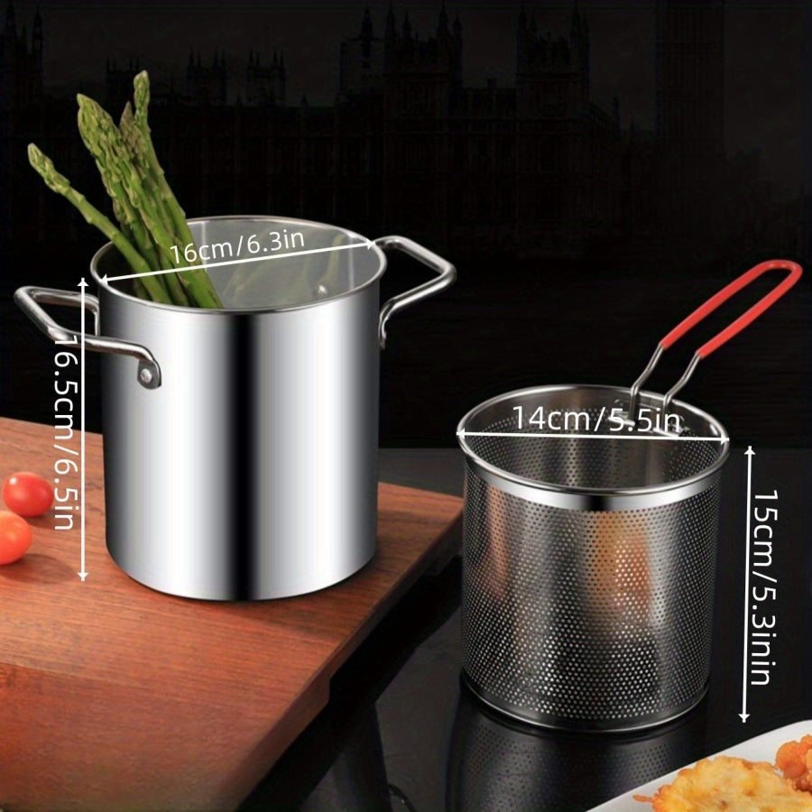 100oz Qo'shimcha chuqur rostdan yasalgan qotishmasidan tayyorlangan katta sig'imli yog'ni tejovchi tempura shishlari induksiya mos keladi