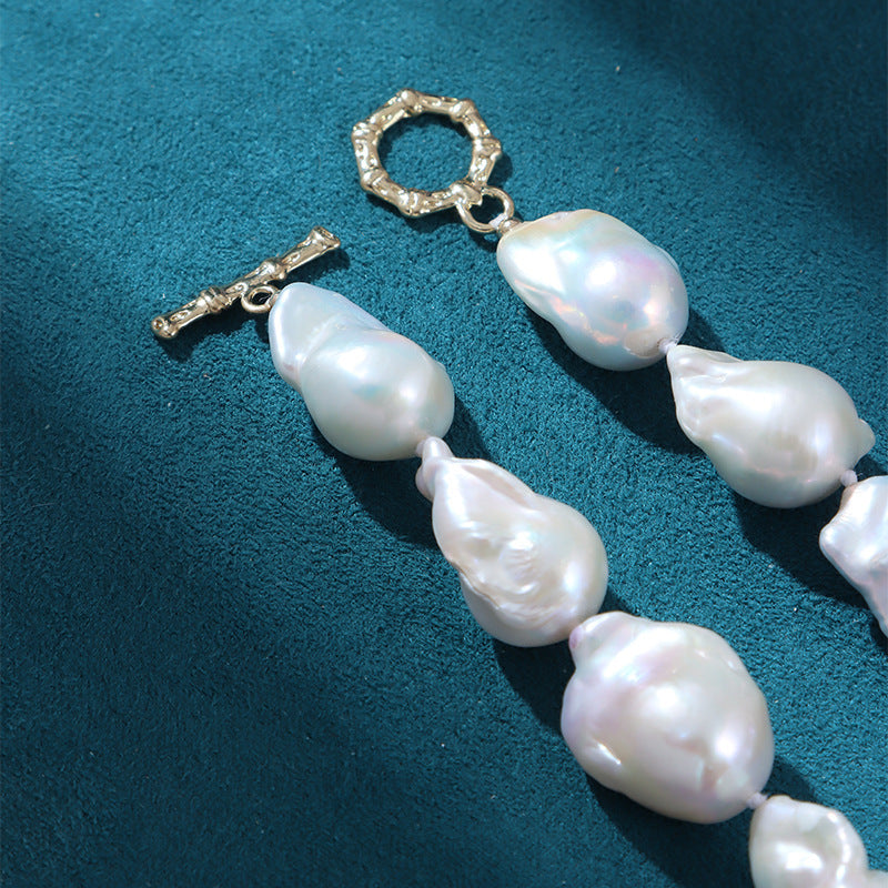 Elegant Abalone Shell Necklace with Rotating Clasp Handcrafted Festival Jewelry