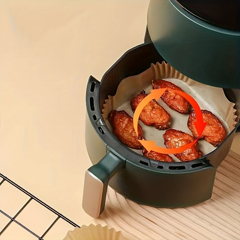 Disposable Square Air Fryer Liners 50/100pcs Non-Stick Heat-Resistant Baking and Cooking