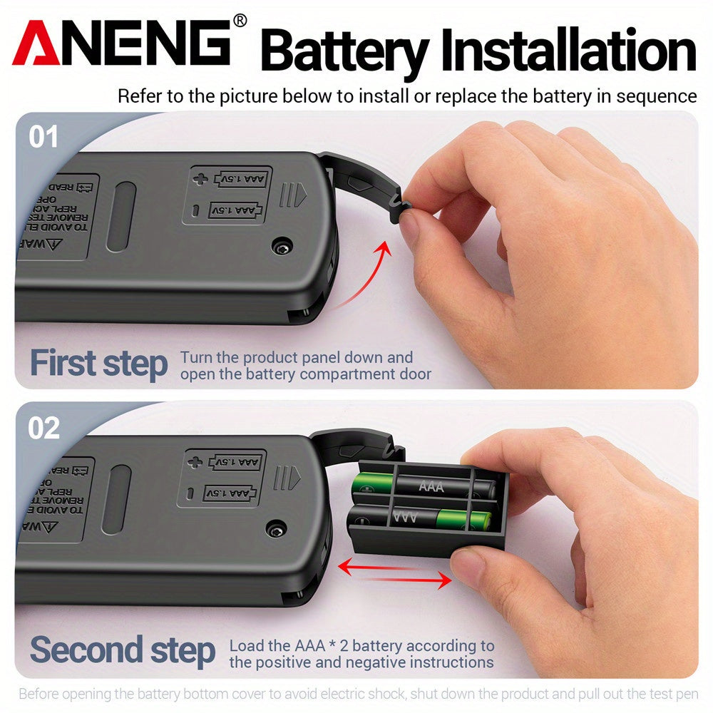 4000 ta hisoblash klamp metr multimetri AC/DC kuchlanish, oqim va qarshilikni tekshirish uchun