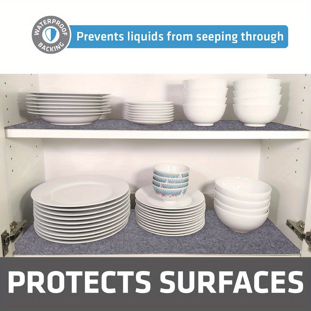 Waterproof Fabric Shelf Mat Roll Non-Adhesive Anti-Slip Storage Liner