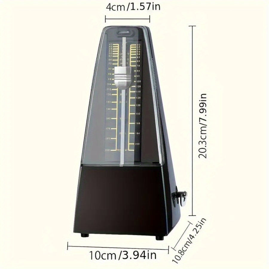 Vintage Copper Mechanical Metronome for Piano Guitar Violin in 4 Colors