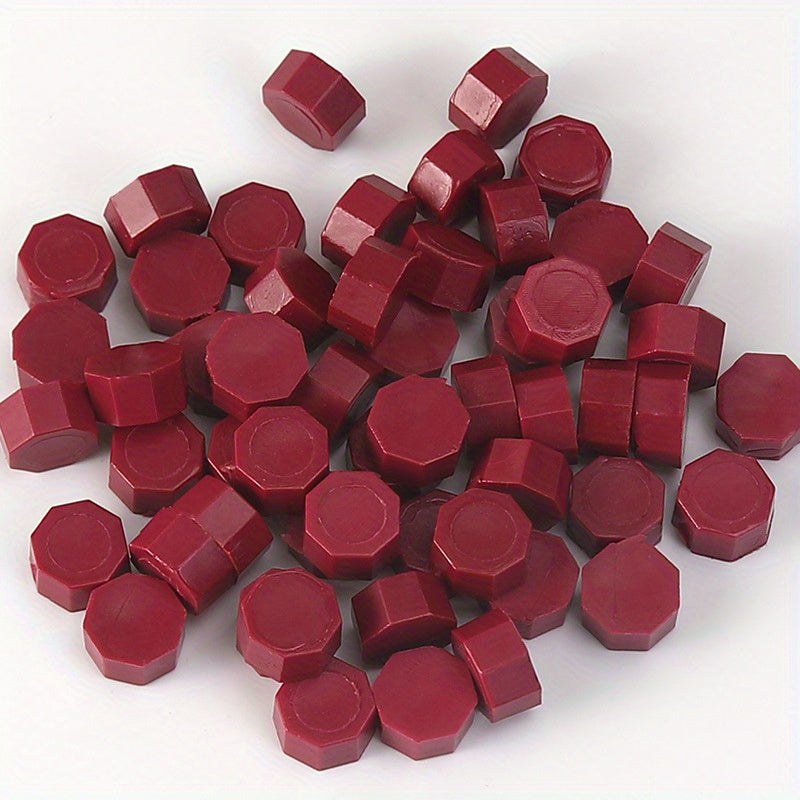 1620pcs 500g Octagonal Sealing Wax Particles for Envelope Gift Box DIY Retro Bulk Sealing Wax