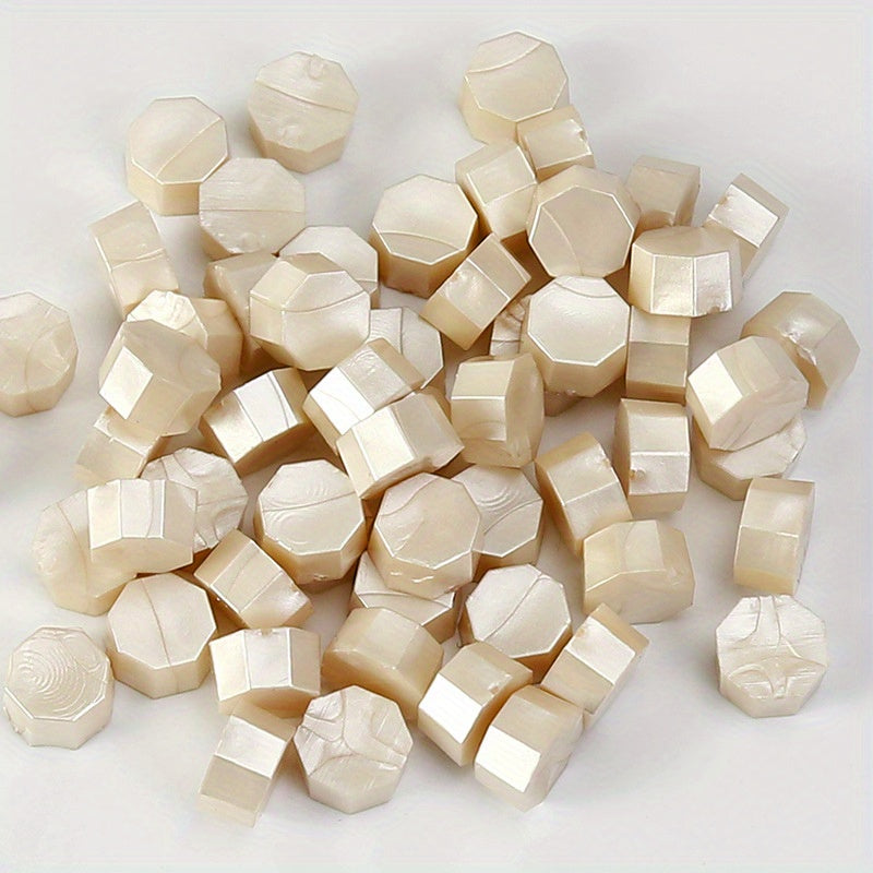 1620pcs 500g Octagonal Sealing Wax Particles for Envelope Gift Box DIY Retro Bulk Sealing Wax