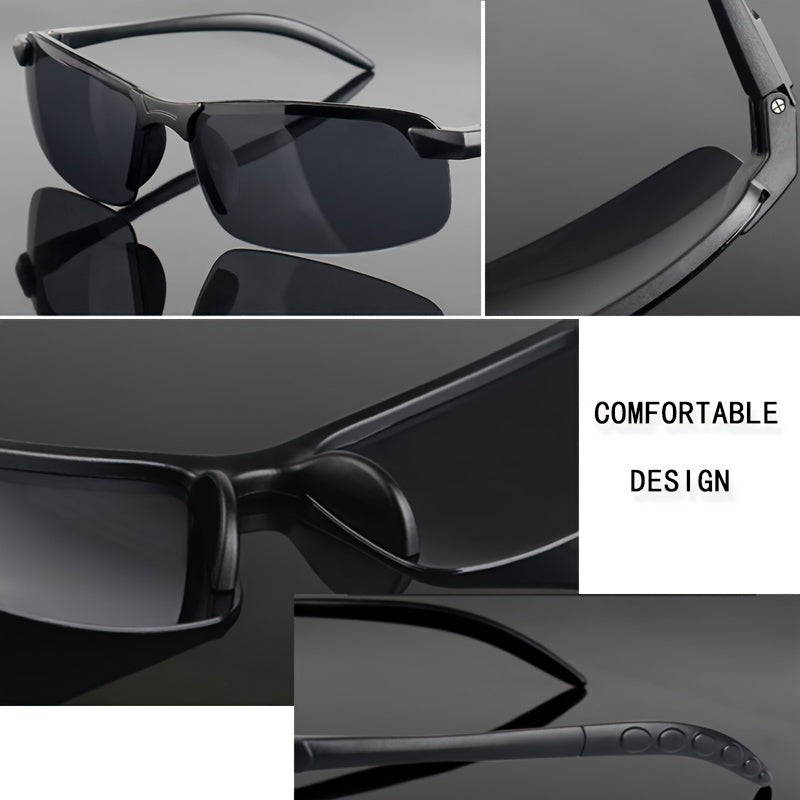 Unisex Night Vision Glasses for Driving Dual Lens PC Material No Diopter Yellow