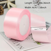 Solid Fabric Ribbon 40mm Wide 25 Yards for Gift Wrapping Crafting and Decorations