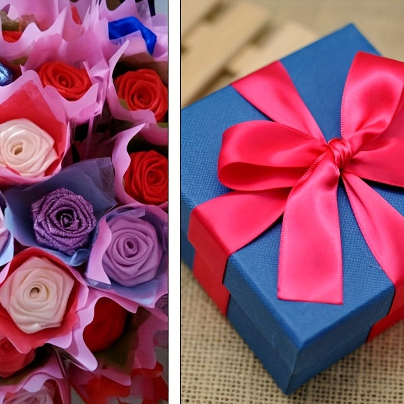 Solid Fabric Ribbon 40mm Wide 25 Yards for Gift Wrapping Crafting and Decorations