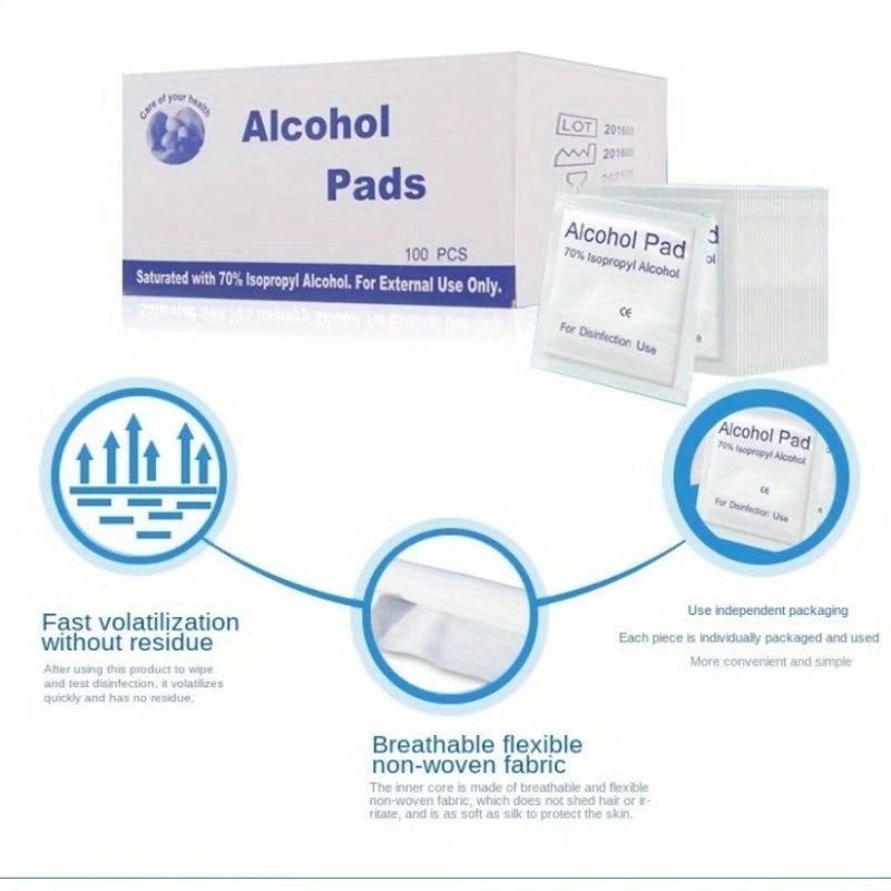 Caja de 100 hojas esterilizadas para bebidas, seguras, higiénicas y convenientes para beber