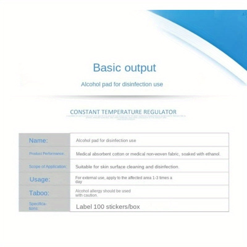 Caja de 100 hojas esterilizadas para bebidas, seguras, higiénicas y convenientes para beber