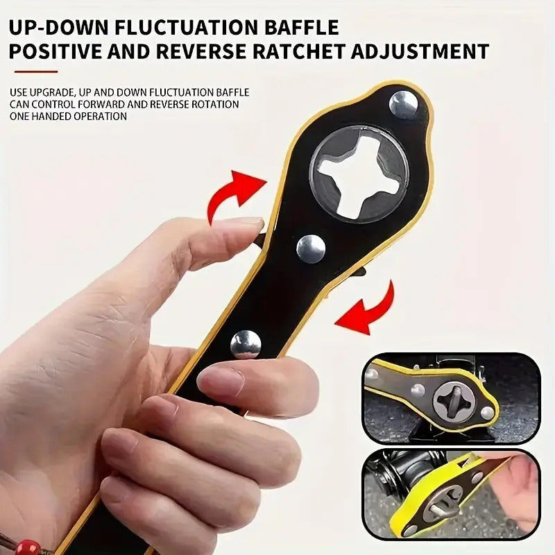 2 Ton Black Car Scissor Jack With Labor-Saving Wrench Tire Changing Tool