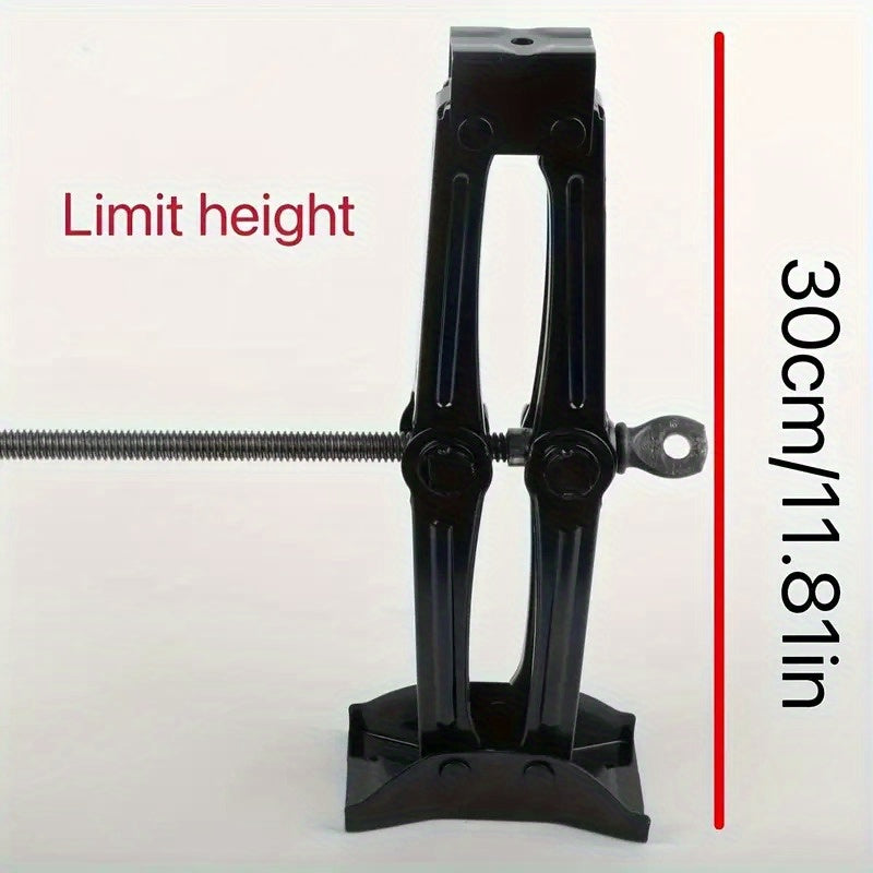 2 Ton Black Car Scissor Jack With Labor-Saving Wrench Tire Changing Tool