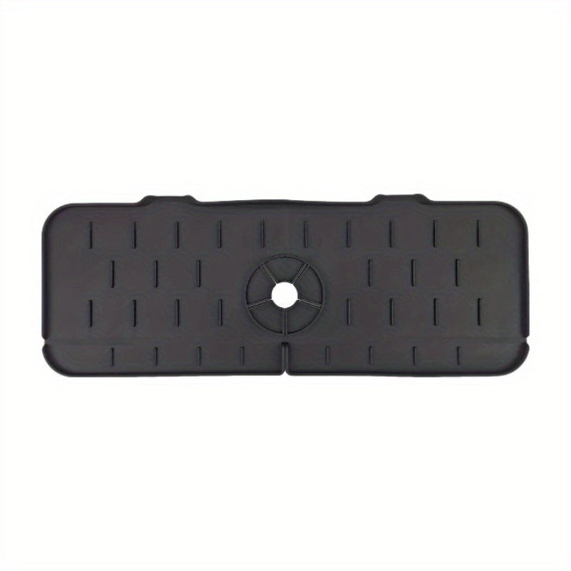 Silicone Drip Tray with Splash Guard Waterproof for Kitchen Bathroom Countertops