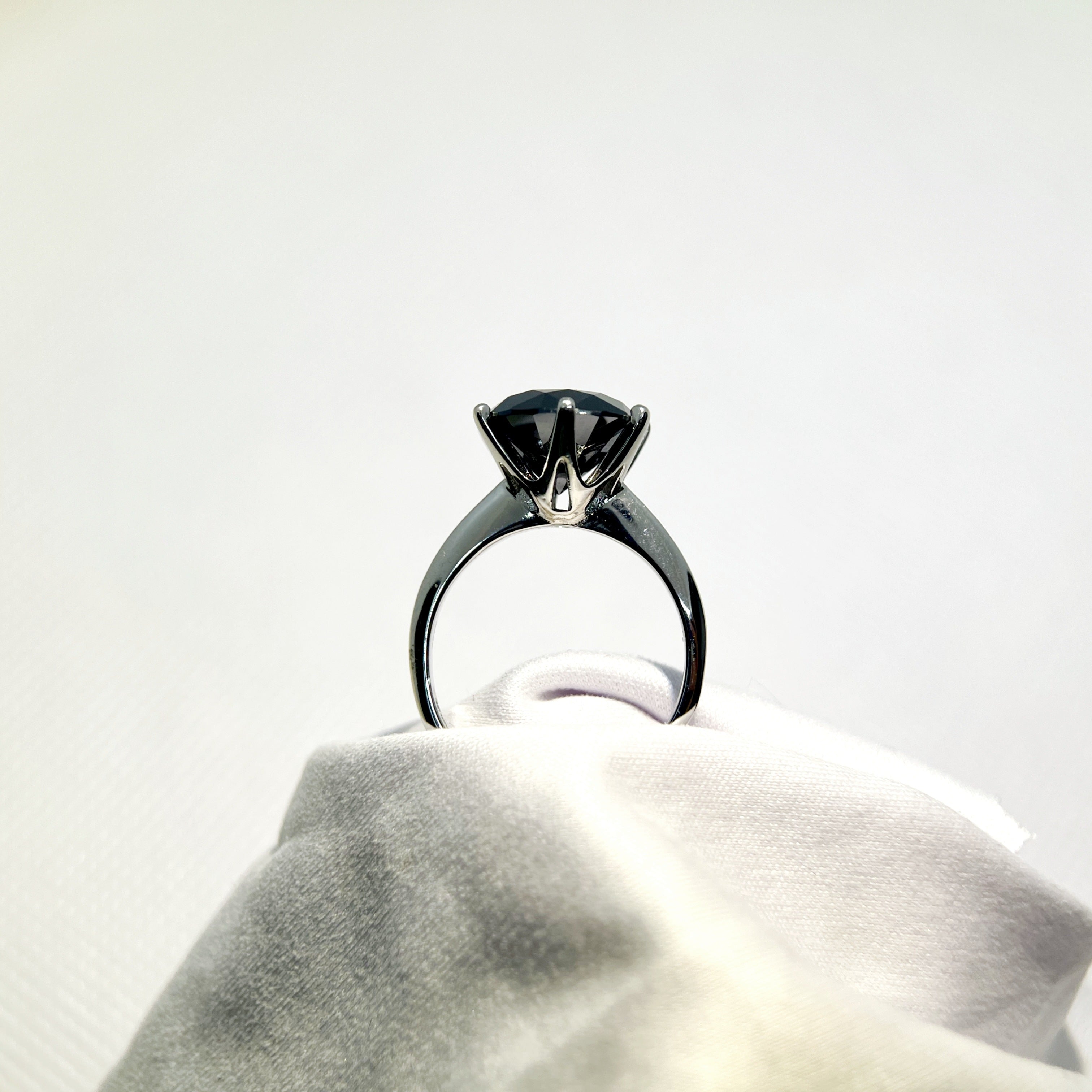 Sterling Silver 3ct Moissanite Ring for Women Wedding Engagement Jewelry