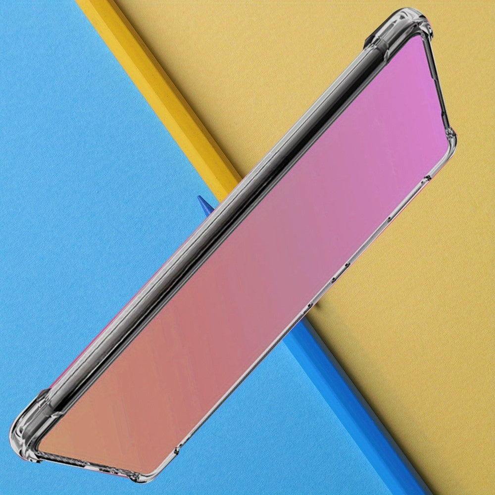 Прозрачный ударопрочный бамперный чехол для телефона Samsung Galaxy A15, A25, A35, A13.7 см 4G и 5G моделей с подушками безопасности в четырех углах и мягкой TPU задней крышкой.