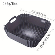 6-9 kvartli pechlar va mikroto'lqinli pechlar uchun 9 dyuymli qayta ishlatiladigan silikon havo frayeri qoplamasi