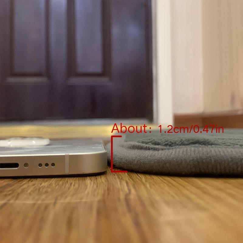 2-Piece Soft Bath Mat Set Non-Slip Quick-Dry Stone Embossed 40x60cm & 40x50cm