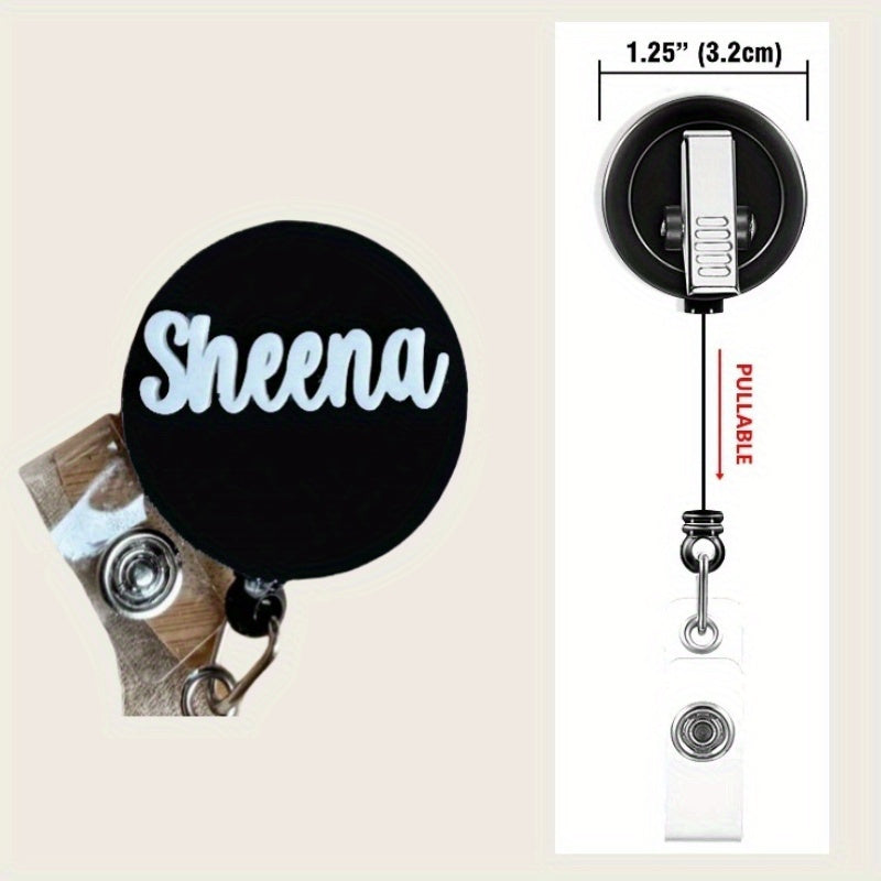 Персонализированная унисекс-табличка с именем на катушке для подарка семье и паре