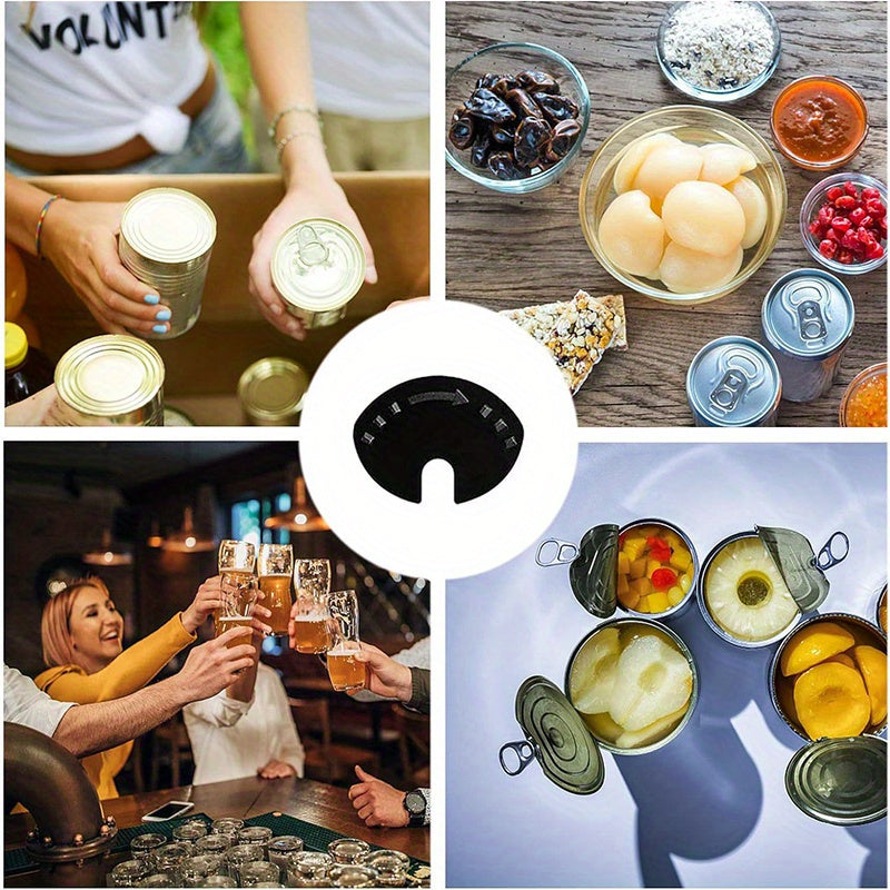 Set of 10 Reusable Soda Can Lids Spill and Insect Resistant Snap-On Covers