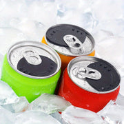 Set of 10 Reusable Soda Can Lids Spill and Insect Resistant Snap-On Covers