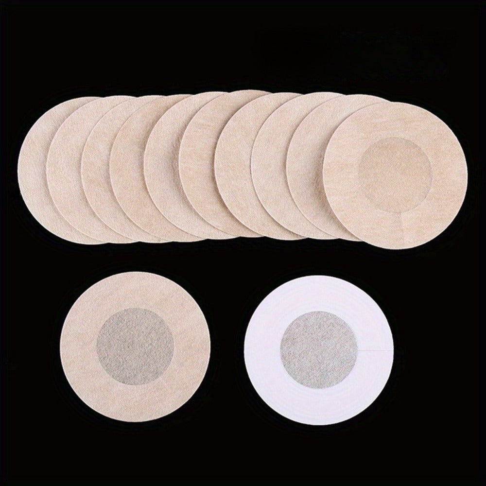 100-Piece Disposable Invisible Self-Adhesive Bra Patches for Women