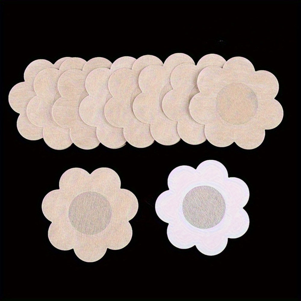 100-Piece Disposable Invisible Self-Adhesive Bra Patches for Women