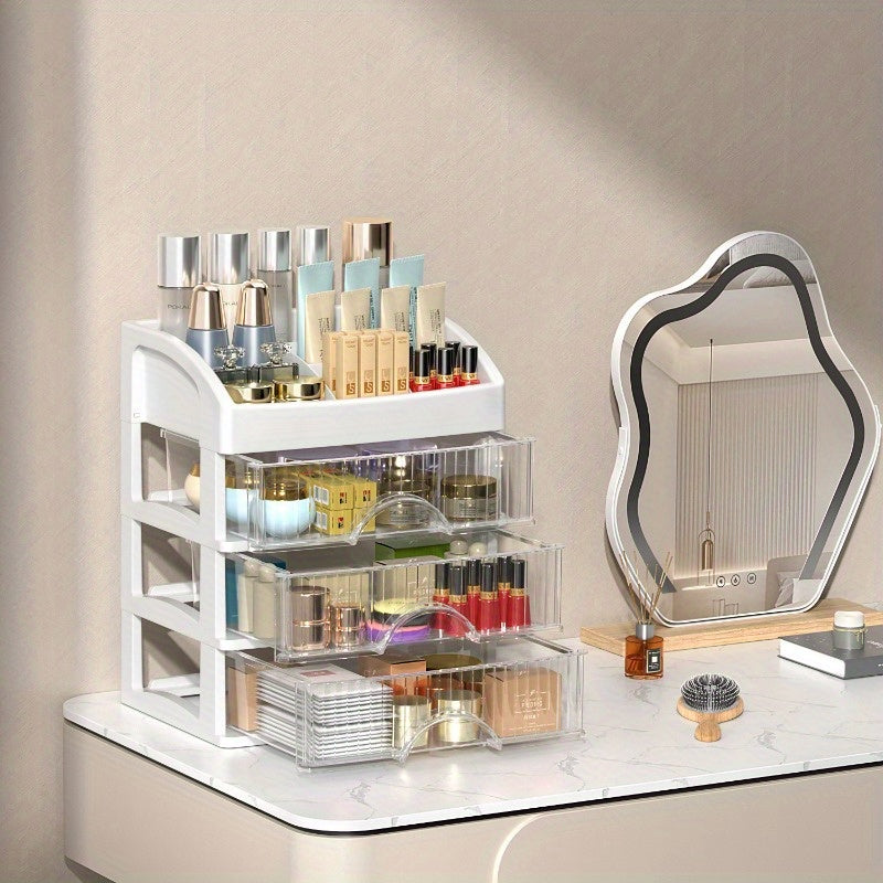Plastic Drawer Organizer for Cosmetics Jewelry Stationery Office Supplies