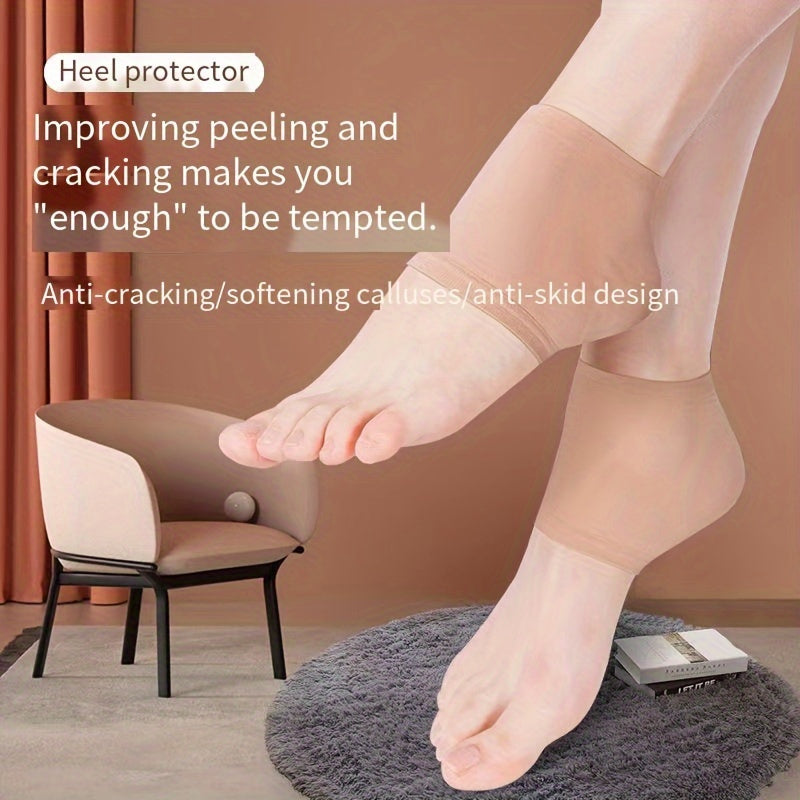 Men Women Anti-Crack Socks Moisturizing High Heel Foot Protection Winter Warm