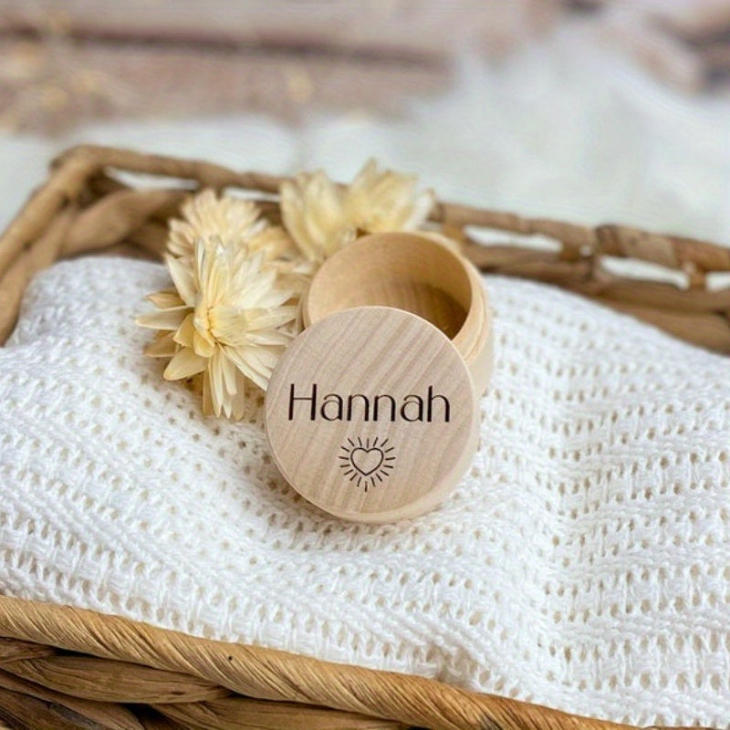 Newborn Keepsake Box with Compartments for Baby Teeth Memory Jar Tooth Saver