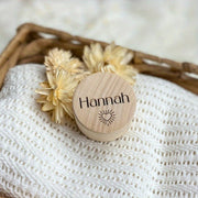 Newborn Keepsake Box with Compartments for Baby Teeth Memory Jar Tooth Saver