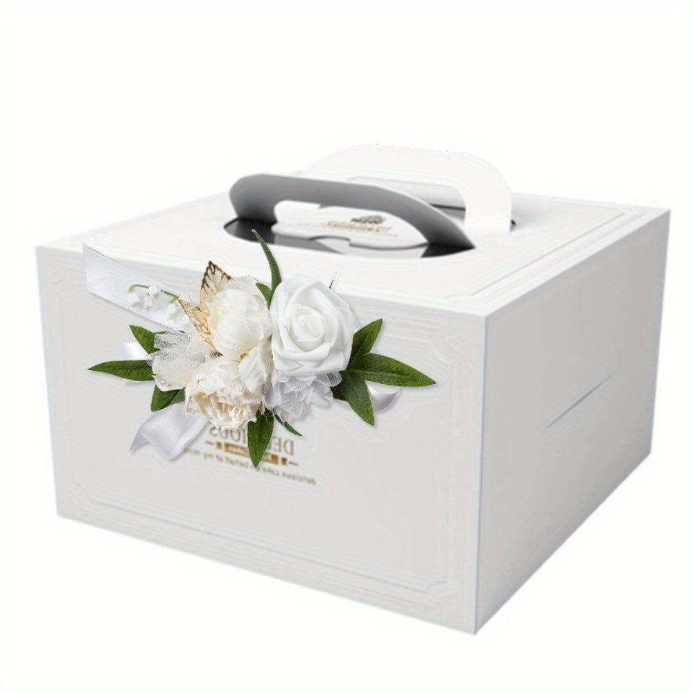 Floral Corsage for Women Artificial Rose and Greenery Wedding and Event Accessory