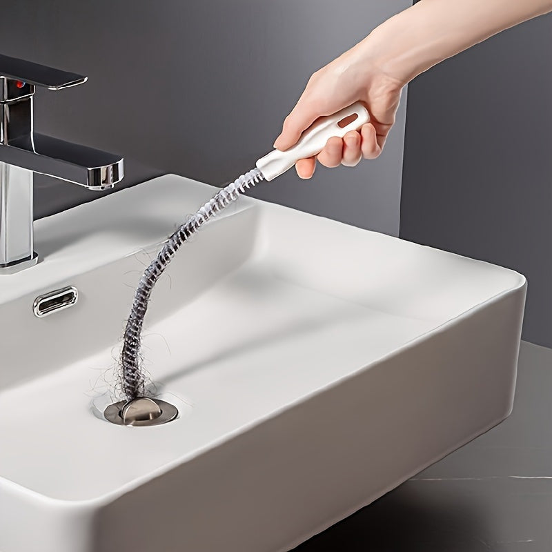Гибкая щетка для очистки засоров в раковине кухни