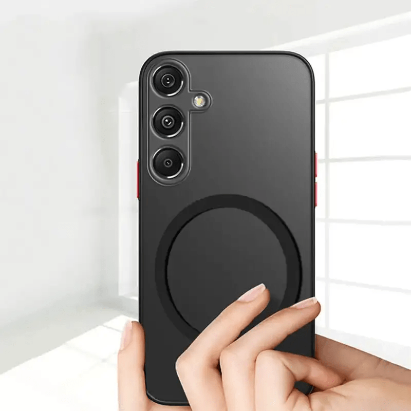 Magnetic Matte Phone Case for Samsung Galaxy S24 Plus S23 Ultra S24 Camera Full Protection