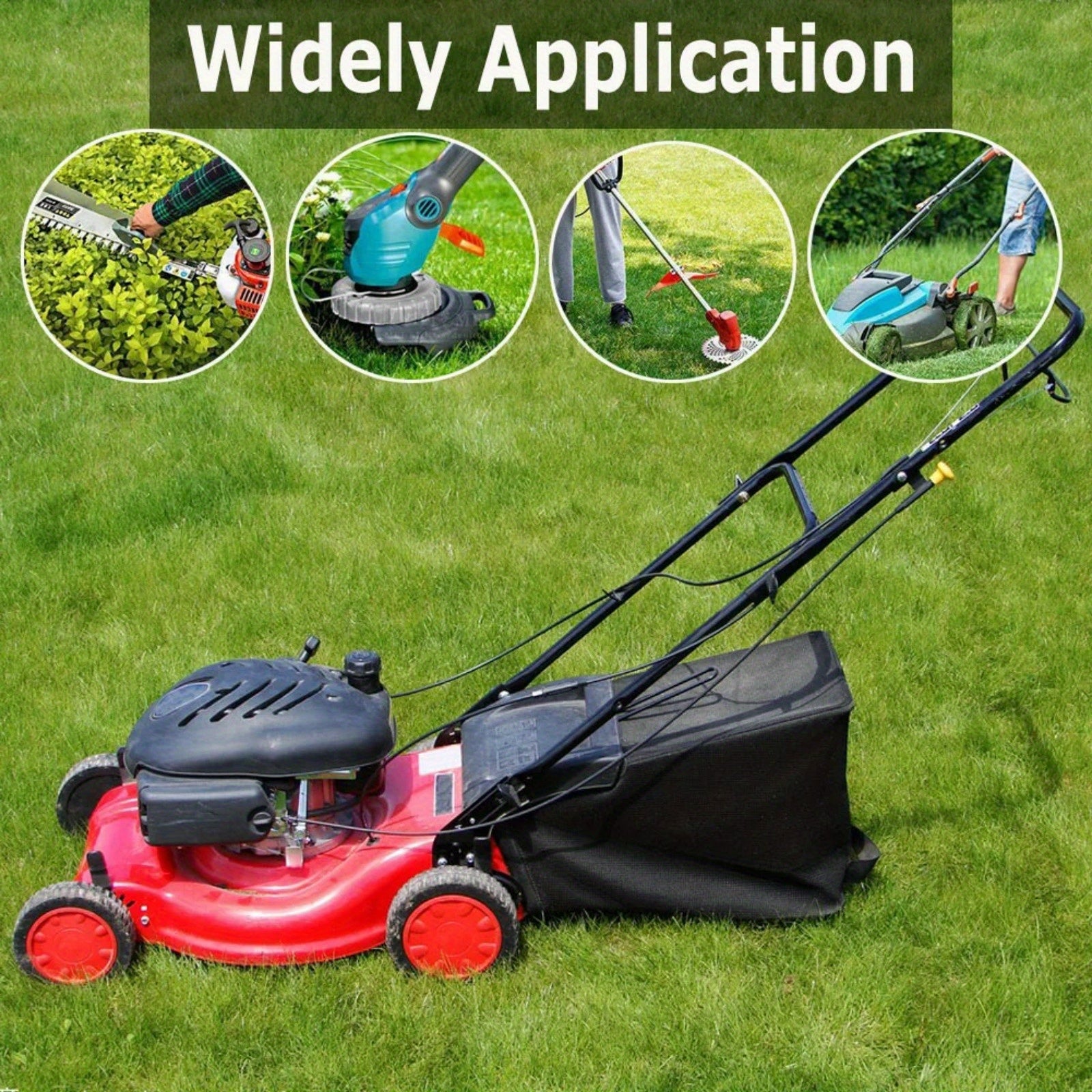 Lawn Mower Blade Sharpener Aluminum Oxide Durable Plastic Blue