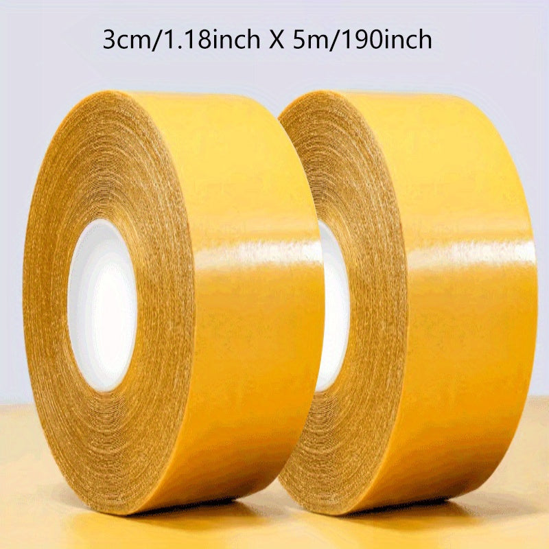 Heavy-Duty Double-Sided Tape for Carpets Mats Wallpaper Waterproof Non-Slip Residue-Free