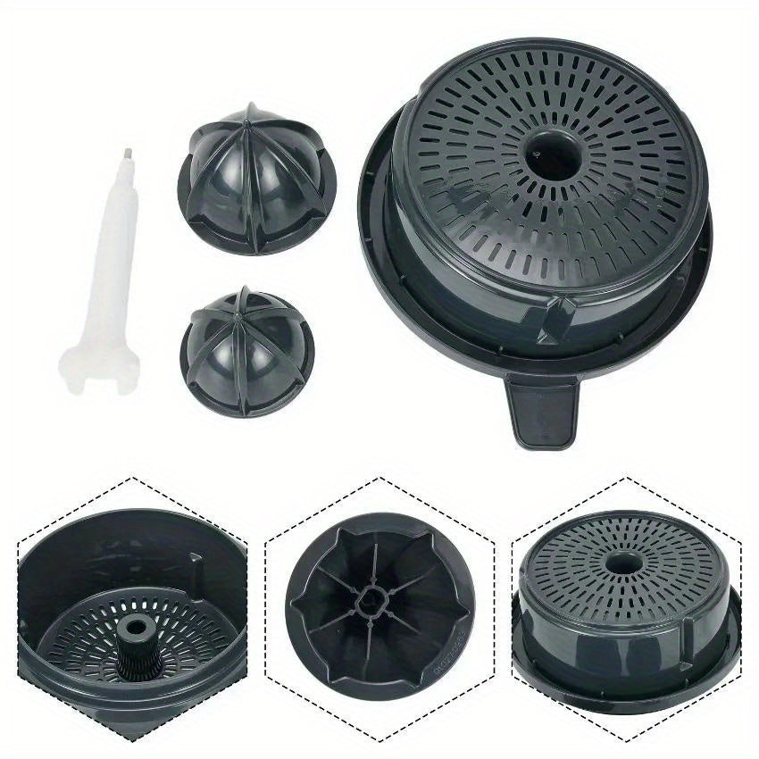 Thermomix TM5 TM6 uchun sharbat chiqaruvchi aksessuarlar to'plami, idishga mos, oziq-ovqat uchun plastmassa, filtr kosasi, bosim konuslari, ko'p asbobli