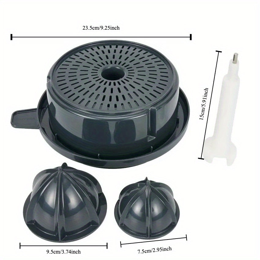 Thermomix TM5 TM6 uchun sharbat chiqaruvchi aksessuarlar to'plami, idishga mos, oziq-ovqat uchun plastmassa, filtr kosasi, bosim konuslari, ko'p asbobli