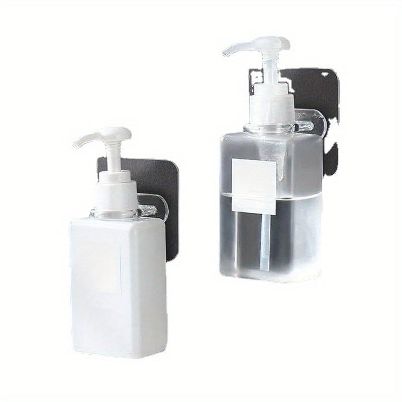 4 Pack Adhesive Hooks for Kitchen Bathroom Storage No-Drill Plastic Stylish Multi-Functional