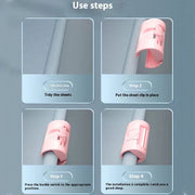 Non-Slip Bedding Clamp with Cute Design for Securing Sheets and Accessories