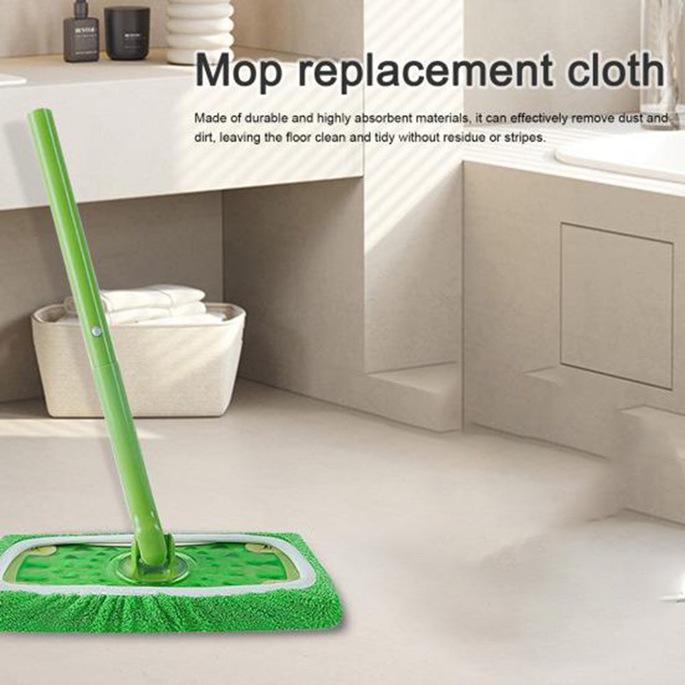 4 Pack Microfiber Mop Pads Reusable Durable Easy Attach for Floor Cleaning