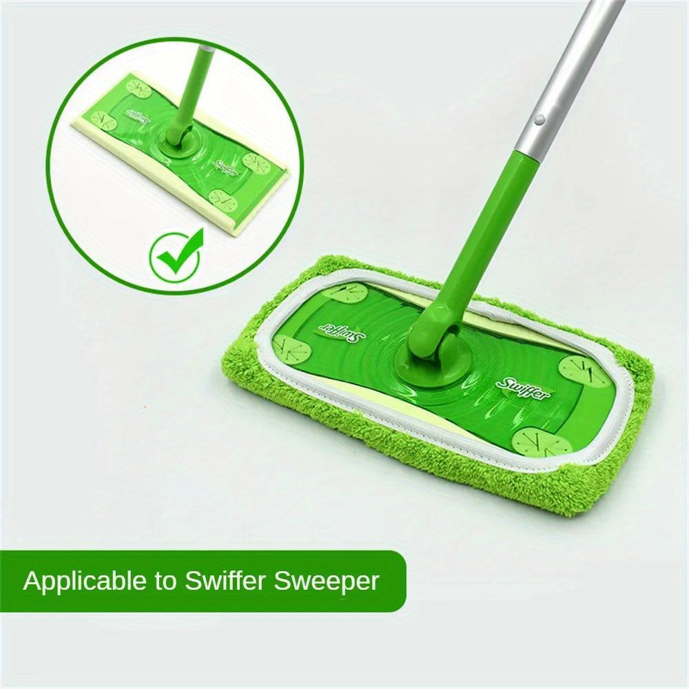 4 Pack Microfiber Mop Pads Reusable Durable Easy Attach for Floor Cleaning