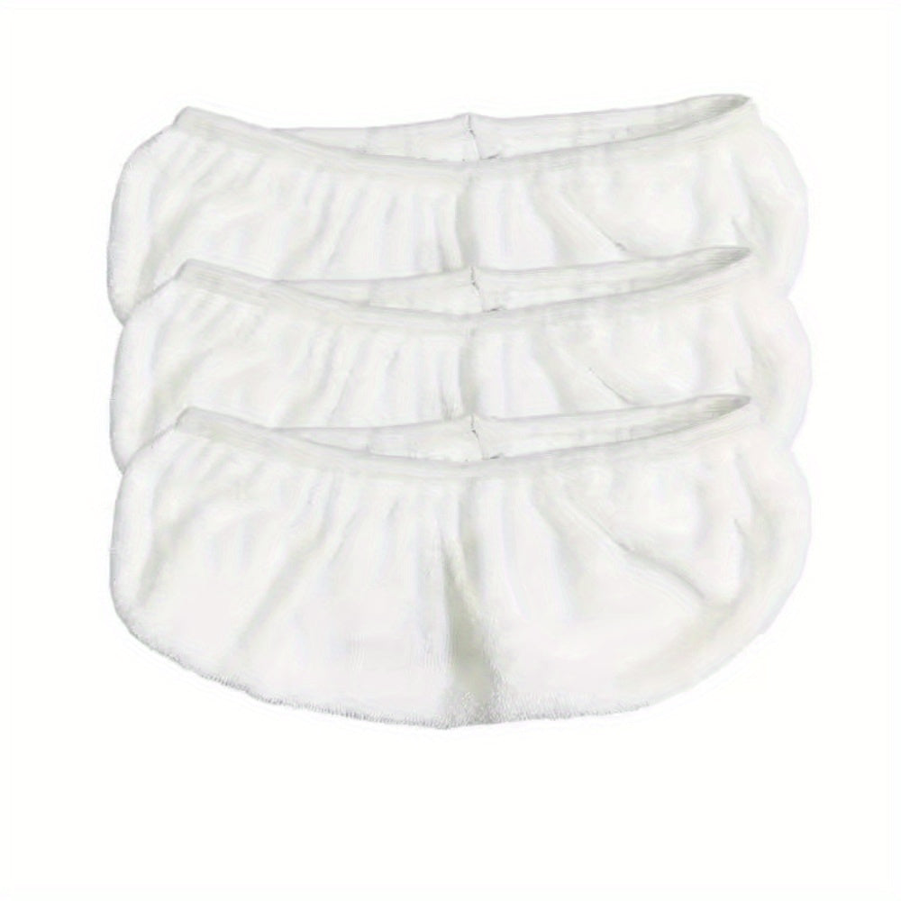 Set of 4 Microfiber Mop Pads for Wet and Dry Floor Cleaning