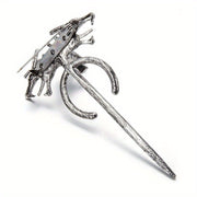 Uniseks Zink Alloy Lapel Badge bilan Boʻri va Ajdarha Vintage Dizaynlari