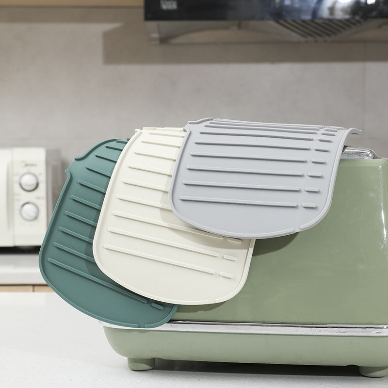 Rubber Dish Drying Mat Non-Slip Absorbent Heat Resistant Kitchen Counter Accessory