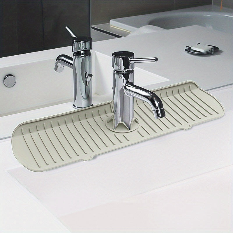 Rubber Dish Drying Mat Non-Slip Absorbent Heat Resistant Kitchen Counter Accessory