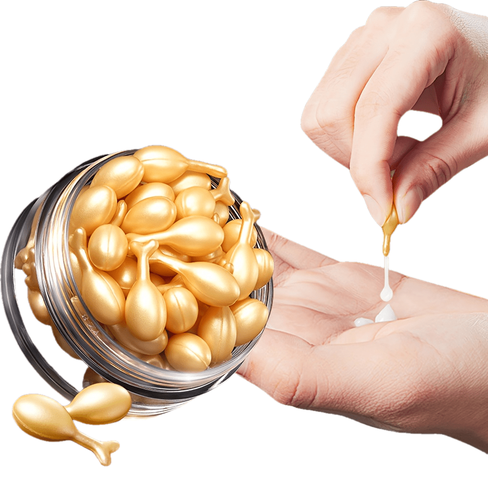 Sérum de ácido hialurónico placentario para mujer para rostro, hidratación profunda, humectante, 30 cápsulas