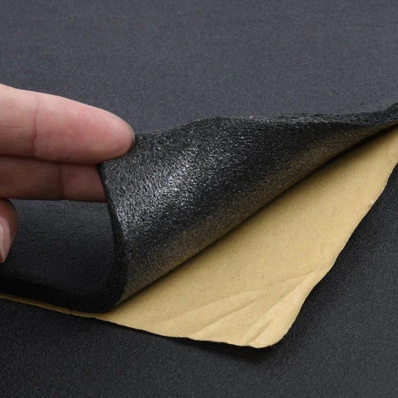 Car Sound Deadener Mat Insulation Noise Proof Firewall Heat Foam 100x50cm