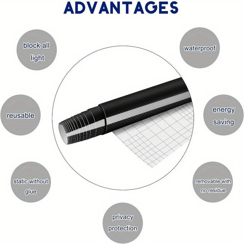 Self-Adhesive Carbon Fiber Vinyl Wrap Film for Car Interior Protection