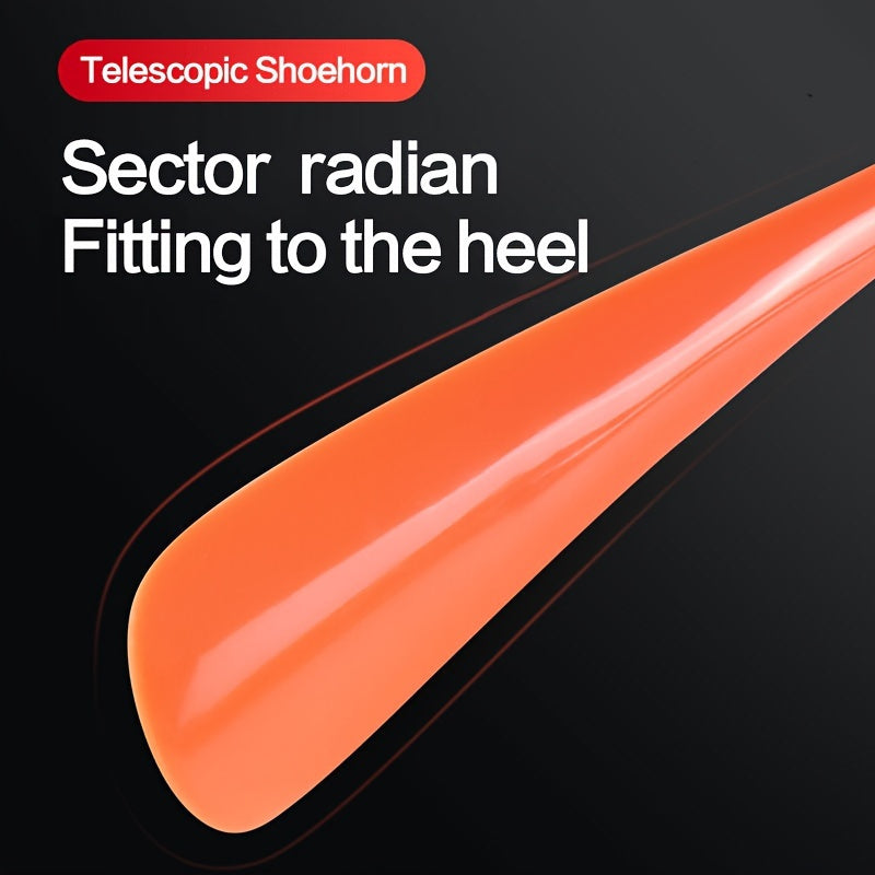 Adjustable Long Handle Shoehorn for Seniors Stainless Steel Telescopic