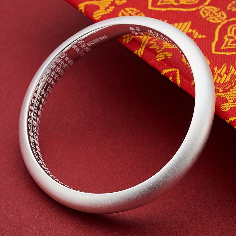 Sterling Silver Bangle Bracelet for Women Elegant Jewelry Gift for Birthdays and Anniversaries